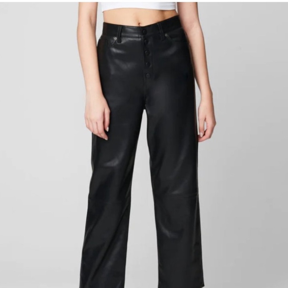 Blank NYC vegan leather Baxter pants size 28 nowhere road - Picture 12 of 12